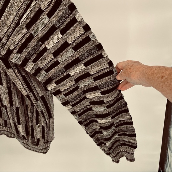 Vintage Protege Collection Mens Wool Alpaca Blend Size XXL Cosby Style 3D Knit - Picture 8 of 9